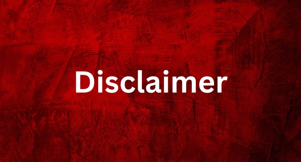 Disclaimer