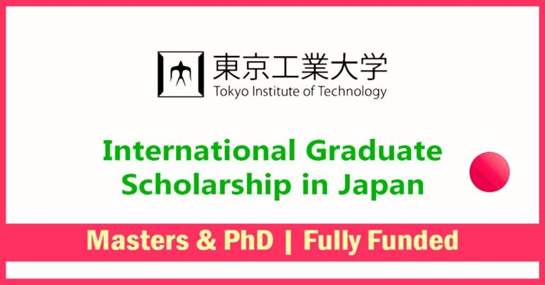 International Graduate Scholarship 2025 in Japan (Fully Funded)