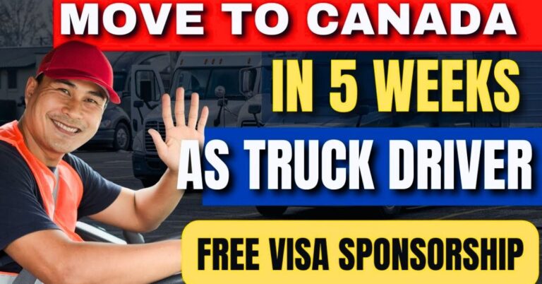 Driving Jobs in Canada With Visa Sponsorship 2025