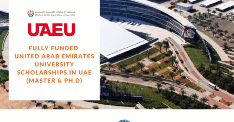 Fully Funded United Arab Emirates University Scholarships 2025 in UAE