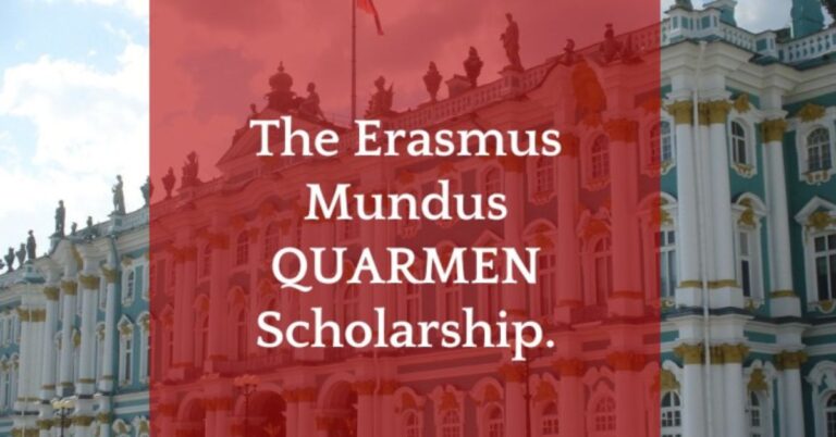 Erasmus Mundus QUARMEN Scholarship 2025/27: Fully Funded Opportunity